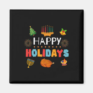 Íman Feliz Holidays Celebração Diwali Kwanzaa Hanukkah