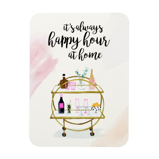 Íman Feliz Hora em Casa (Vertical)