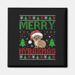 Íman Feliz Hyraxmas Feia Natal Engraçado Paja Xmas
