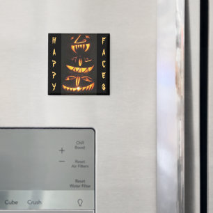 Íman Feliz Jack o'Lantern Faces