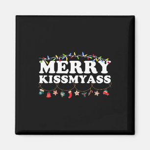 Íman Feliz Kissmy Natal Luz Sarcástico Xmas Engraçado
