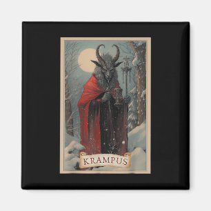 Íman Feliz Krampus Horror Natal Ugly Sweater Mau P