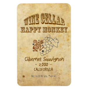 Íman Feliz Macaco Premium Magnet!