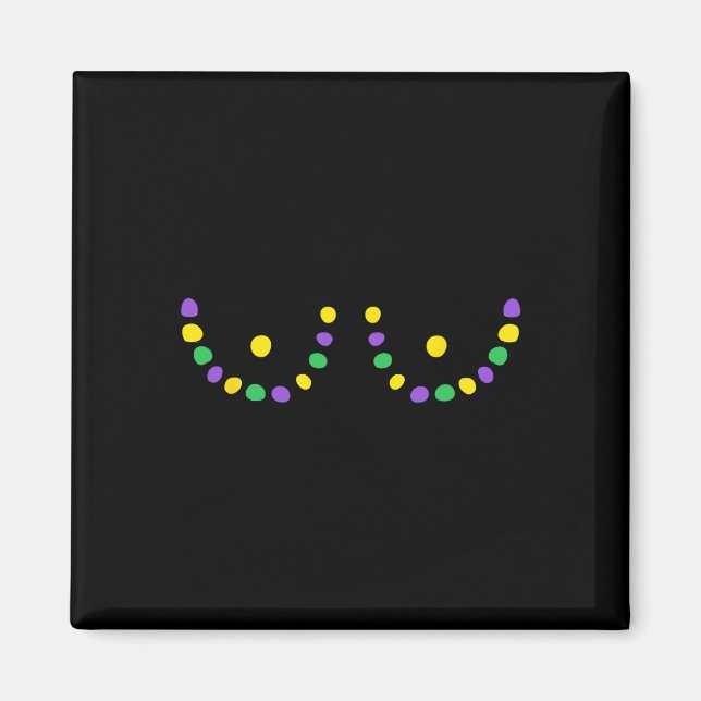 Íman Feliz Mardi Gras Engraçado  (Frente)