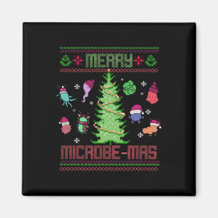 Íman Feliz Microbe-mas Microbiologia Cientistas Natal