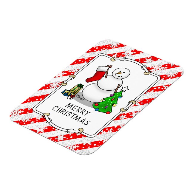 Íman Feliz Natal 2 Árvore de Neve (Left Side)