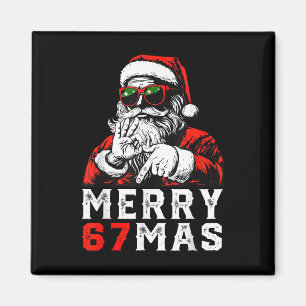 Íman Feliz Natal 6 7 Meme Divertido Papai Noel 67 Mão X