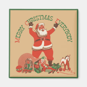 Íman Feliz Natal a Todos! Santa Claus Vintage