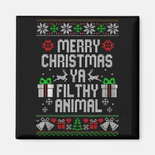 Íman Feliz Natal Animal Imundo Ja Xmas Pijama
