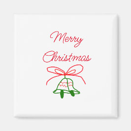 Íman Feliz Natal arco verde-jingle na moda