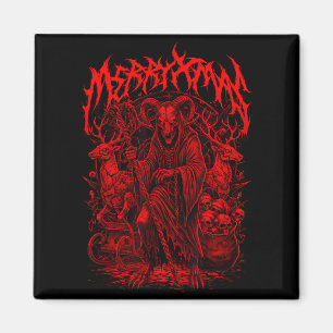 Íman Feliz Natal Banda Heavy Metal Paródia Death Metal 