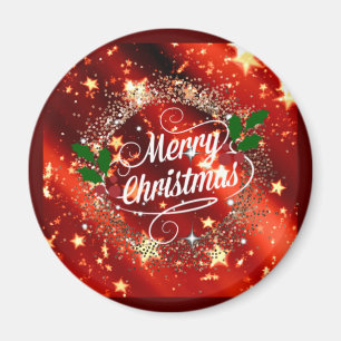 Íman Feliz Natal, brilho e brilho
