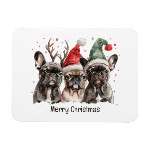 Íman Feliz Natal - Cães-Rebelde Franceses