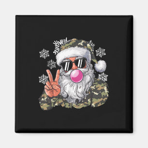 Íman Feliz Natal Camouflage Papais noeis Camo Olá Hunti