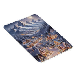 Íman Feliz Natal Cartão de Boas Festas Winter Wonderlan