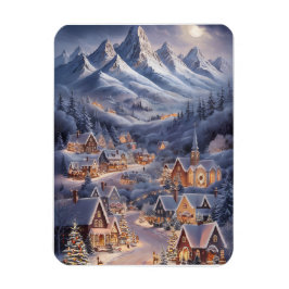 Íman Feliz Natal Cartão de Boas Festas Winter Wonderlan