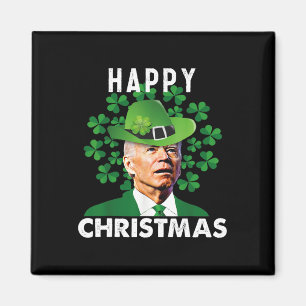 Íman Feliz Natal Confuso, Funny Joe Biden Rua Patrona