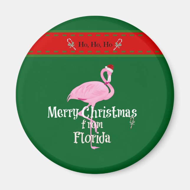 Íman Feliz Natal da Flórida (Frente)