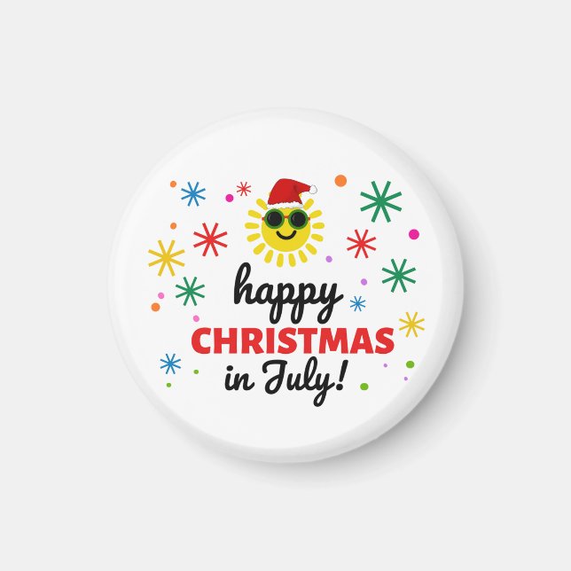 Íman Feliz Natal em Julho (Frente)
