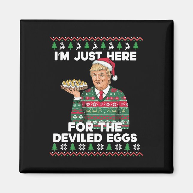 Íman Feliz Natal, estou aqui para o Devile (Frente)