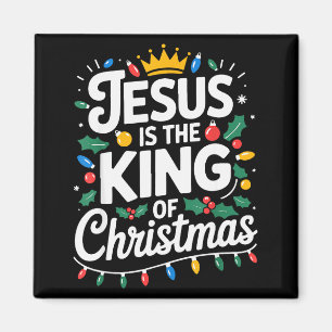 Íman Feliz Natal Família Correspondência Jesus é Rei De