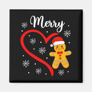 Íman Feliz Natal Família de Biscoito de Natal Casais Pi