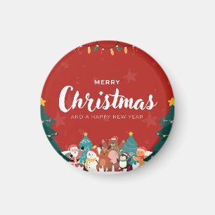 Íman 🎄 Feliz Natal & Feliz Ano Novo – Ímã