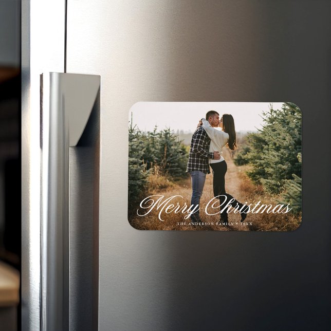 Íman Feliz Natal - Foto do Script de Caligrafia (Criador carregado)