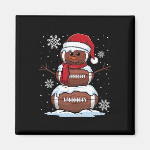 Íman Feliz Natal Futebol Boneco de Neve Férias Esportes