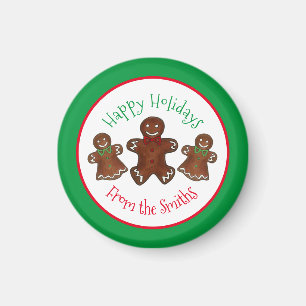 Íman Feliz Natal Gingercake Homem Cookies