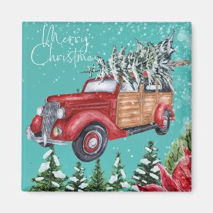 Íman Feliz Natal Inverno Mama de Neve