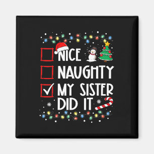 Íman Feliz Natal Irmã Bela Fez Isso Família Xmas B
