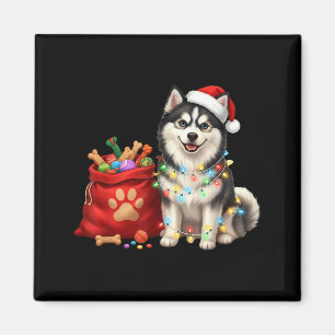 Íman Feliz Natal Luzes Cachorro Mãe Msky Msky