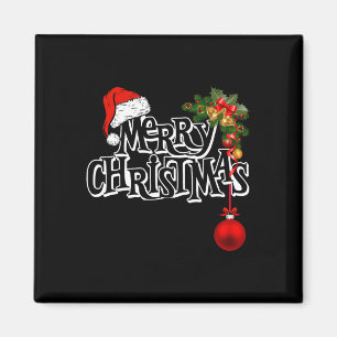 Íman Feliz Natal Luzes Santa Hat Família Xmas Homens W