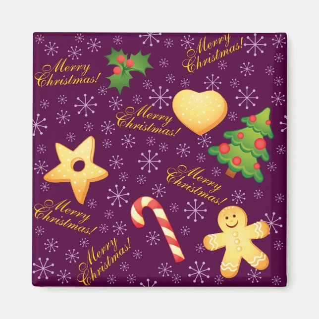Íman Feliz Natal Magnet (Frente)
