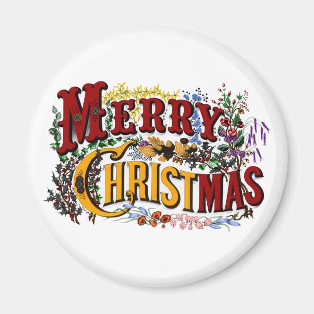 Íman Feliz Natal Magnet (Frente)