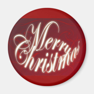 Íman Feliz Natal no ímã vermelho