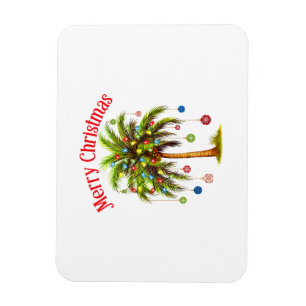 Íman Feliz Natal Palm Tree Light Havaiana Tropical