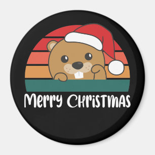 Íman Feliz Natal - Pão de Beaver