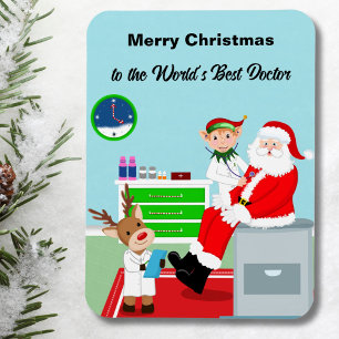 Íman Feliz Natal para o melhor médico do mundo