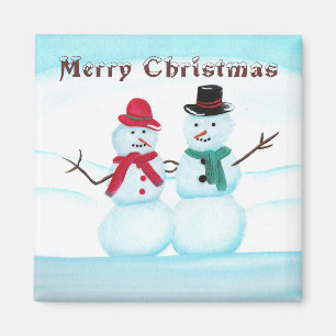 Íman Feliz Natal, pessoas dos ímãs da neve
