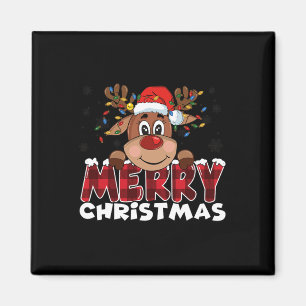 Íman Feliz Natal Reindeer Homens Mulheres Matando Famíl