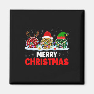 Íman Feliz Natal Reindeer Papais noeis Elf Xadrez Leopa