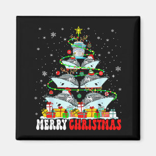 Íman Feliz Natal Rena Elfo Papai Noel Navios de Cruzeir