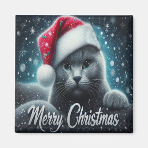 Íman Feliz Natal Russo de Gato Azul, Papais noeis de Na