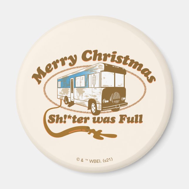 Íman Feliz Natal Sh!*ter era Cheio (Frente)