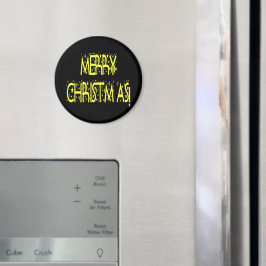 Íman Feliz Natal Starry Night Font