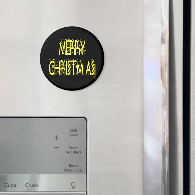 Íman Feliz Natal Starry Night Font (In Situ (Fridge))