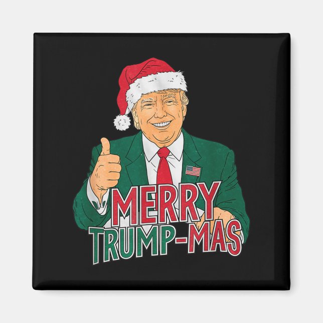 Íman Feliz Natal Trump Engraçado Trump Natal  (Frente)