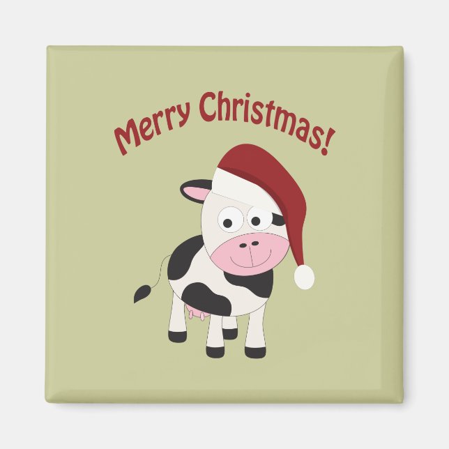 Íman Feliz Natal Vaca (Frente)